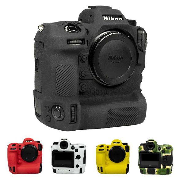 Kamera -Taschenzubehör Z9 Silikonabdeckung Gummi -Silikon -Kamera -Hülle Deckung Haut für Nikon Z9 Schwarz Rot weiß gelbgrün HKD230817