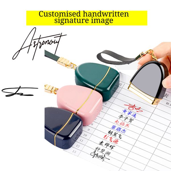 Briefmarken DIY Business Handschrift