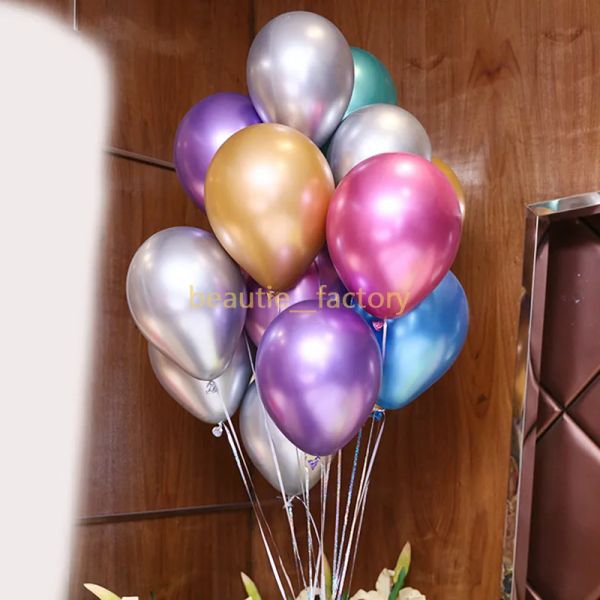 50pcs Metallic Latex Ballon 12 