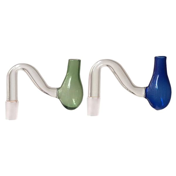 Mais recente tigela de queimador de óleo de vidro Bubbler tigela Downlow 10mm machos tons de caule escorregadia para cachimbo de água de cachimbo de água de cachimbo de água