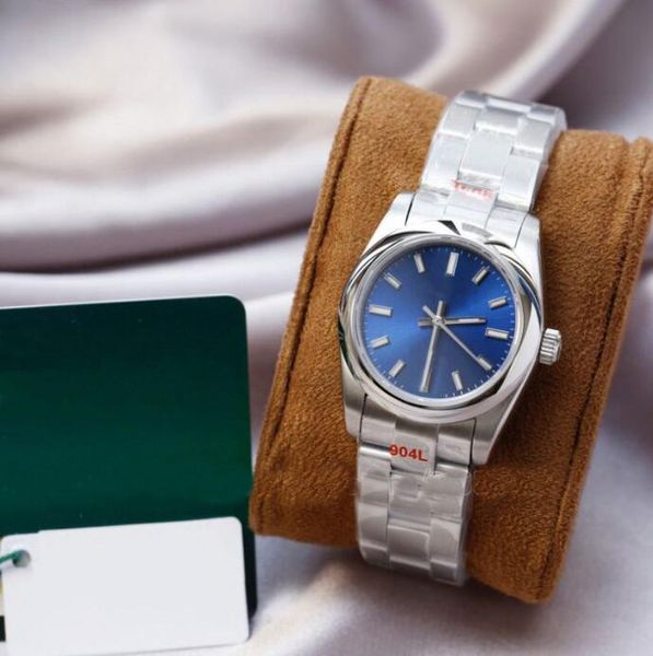 Senhoras Datejust 31mm Relógio Verde Relógios Perpétuos para Mulheres Movimento Automático Série Número Cartão Vidro Safira Personalizado Função NFC-04
