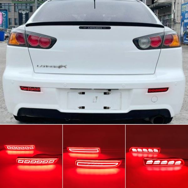 LED Heck Stoßfänger Reflektor Heckbremse Blinkerlicht für Mitsubishi Lancer Evo Evolution X Outlander Sport RVR ASX