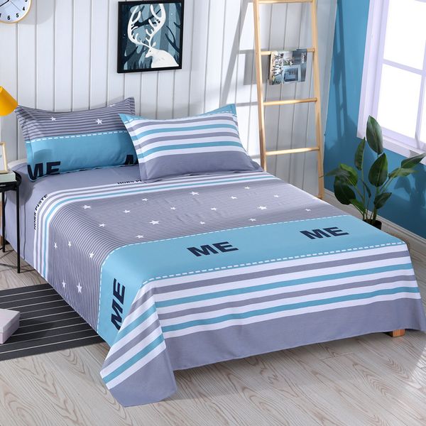 Bettwäschessätze Bettlaken 100 Baumwollblätter für bettbezüge rein montierte Schlafzimmer Schlafzimmerkomfort atmungsaktiv 230816