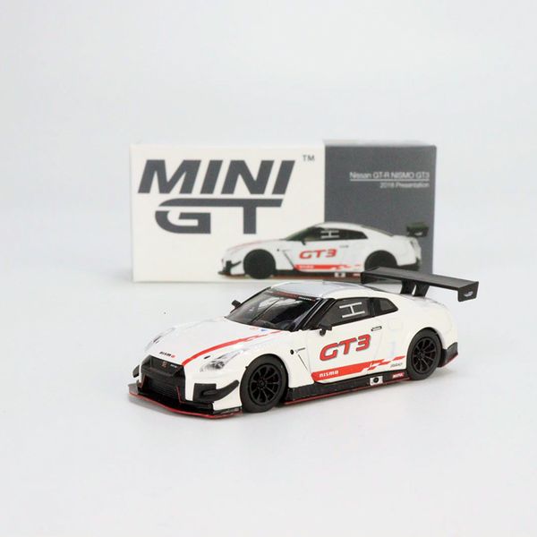 Aircraft Modle Mini GT 1 64 Scala Nissan GTR Nismo Racing Auto Modello 230816