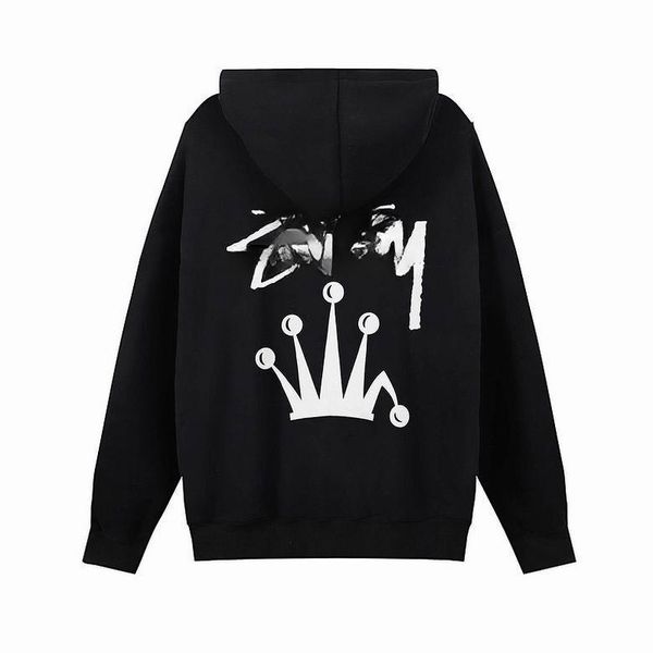 2023 St Hoodie Designer Hoodies für Herren Womens Ihoodie hochwertige neue Druckgrafik Sweatshirts Dooclothing Block Sport Zip Hoodie Schwarz