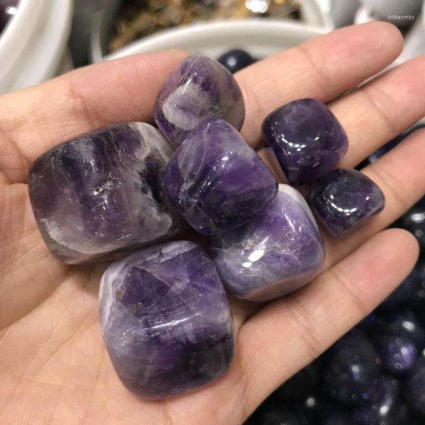 Schmuckbeutel natürlicher Traum Amethyst Quarz Kristallsteine ​​Bulk Stürmische Edelsteinheilungsdekoration