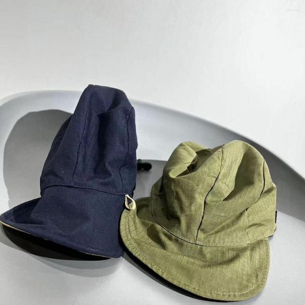 Magliette maschili di alta qualità in alta qualità in modo casual versatile a punta di baseball a punta per donne cappelli estivi visor uomini cappello da secchio