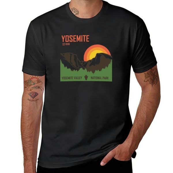 Polos masculinos parque nacional de yosemite camiseta camisetas tops camiseta homem suor camisas masculinas 230817