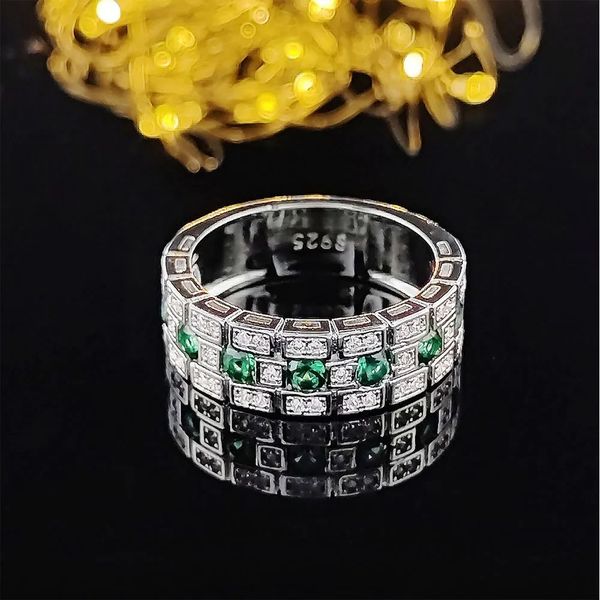 Moissanite Ring Новые кольца Дизайнерские кольца для женщин Love Ring Ring Ring Ring Gold Ring 925 Стерлинговые серебряные роскошные кольца титановые сталь 18K Подарок розового золота