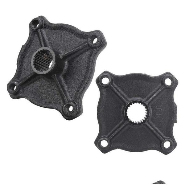 ATV Peças todas as rodas do terreno 2pcs 23 spline de dente 4 rumo de roda de gama Eixo traseiro Cubrão de cubo para 110cc 150cc Dune Go Kart Drop Delp Delt Dhfwl