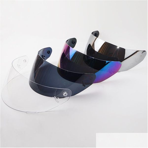 Motorradhelme LS2 FF352 Helm Visor Extra Objektiv nur Moto transparent schwarz Regenbogen Sier verfügbare Drop Lieferung Mobile Motorrad DHO2B