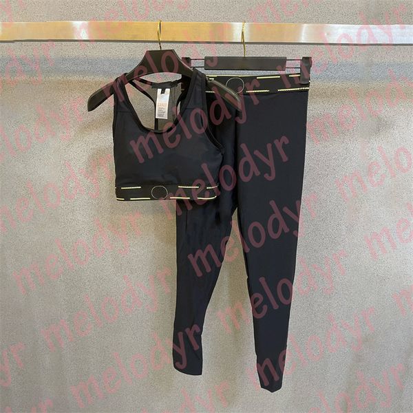 Mulheres Sexy Yoga Roupet Roupa de malha respirável Tampas de malha de alto esporte elástico Aldear leggings retro impressão de verão Sportswear Duas peças