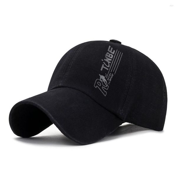 Ball Caps Unissex Men Baseball Cap Motors Racing Cotton Motorcycle Backer Trucker Biker Hat Womens com Hole por atacado