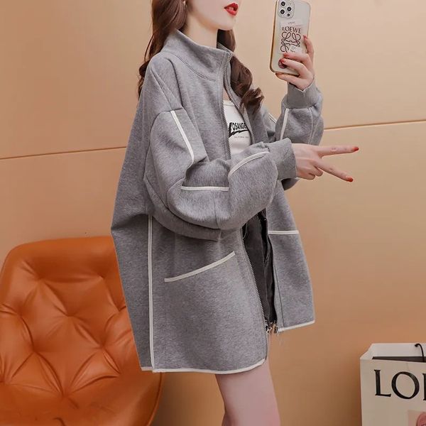 Giacche da donna Capless maglione cardigan Spring e autunno Lumo Lanzy Wind Trend Joker Design Sister Coat 230818