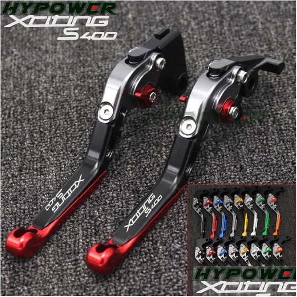 Freni motociclistici per Kymco Xciting 400S S400 Xcitings400 2021-2021 Accessori CNC pieghevole regolabile FROVI FREVI GLIVE DHGWR