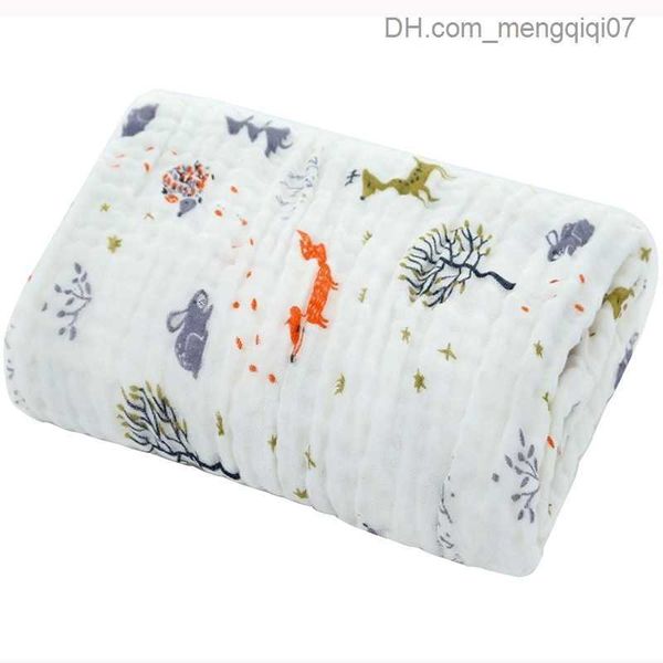 Toalhas Restas de banho Toalha de bebê Toalha fino Cloth Cloth Bath Toalha de bebê embalagens de bebê recém -nascido bebê menina menina gaze algodão 105 * 105cm Z230819