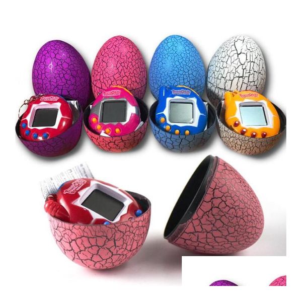 Animais de estimação eletrônica Dinosaur Egg Tamagotchi Virtual Digital Pet Game Hine Tamagochi Toy Handheld mini brinquedos engraçados Drop Delivery Gifts DHRYC