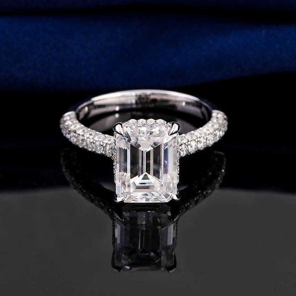 Buoni anelli di prezzo per donne 925 anelli di fidanzamento moissanite in diamante in argento sterling