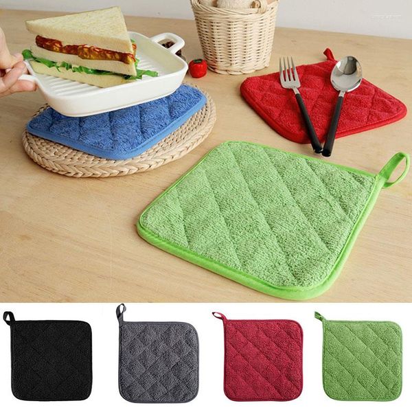 TATS TATS Ferramenta de cozinha para cozinhar Potas de algodão resistentes a calor Potholders Dining tapete de cozimento Placemat