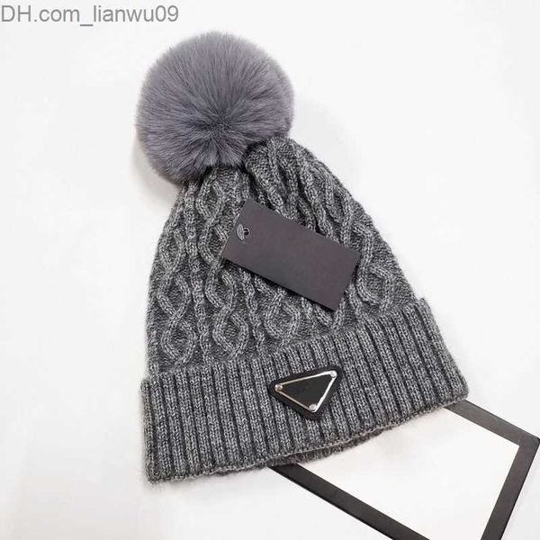 Berretto/teschio cappelli da moda donne berretti inverno cappelli per cofano per esterno femminile con vera berretto da berretto da ragazza calda per teschio di boccone z230819