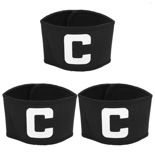 Handgelenk Support 3PCS Outdoor Sport Armbinden Captain's Label Fußballspielvorräte