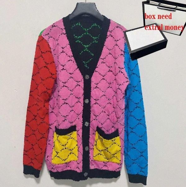 Designer Cardigan Sweater Sorto moletom feminino moleto