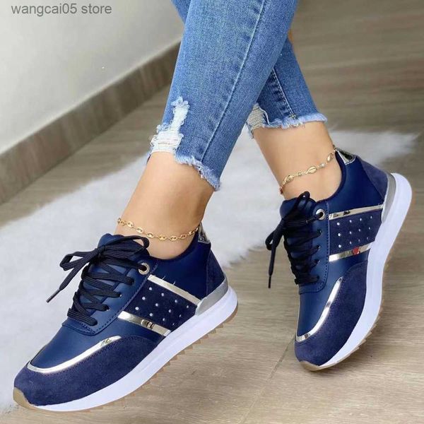 Scarpe eleganti autunno/primavera sneakers piattaforma per donne casual scarpe da donna taglie forti di scarpe sportive femminili non slip da tennis scarpe da tennis t230818