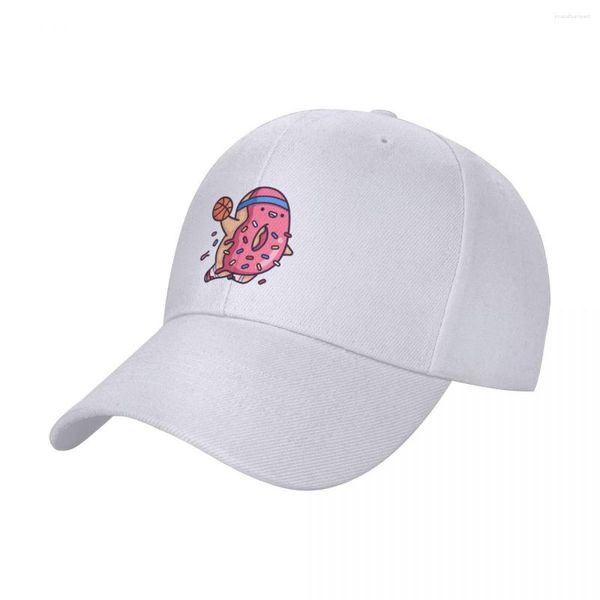 Ballkappen Pink Dunkin Donut mit Sprinkeln Cap Baseball Vintage Kids Hut Snapback für Männer Frauen