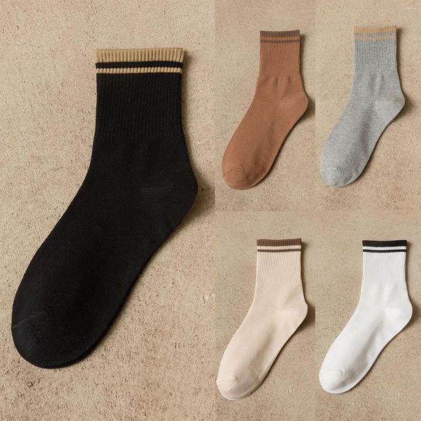 Sports Socks Mulheres e homens All Cotton Japanese Long Tube College Style Mangueira com cinto de liga grossa Pantyhose