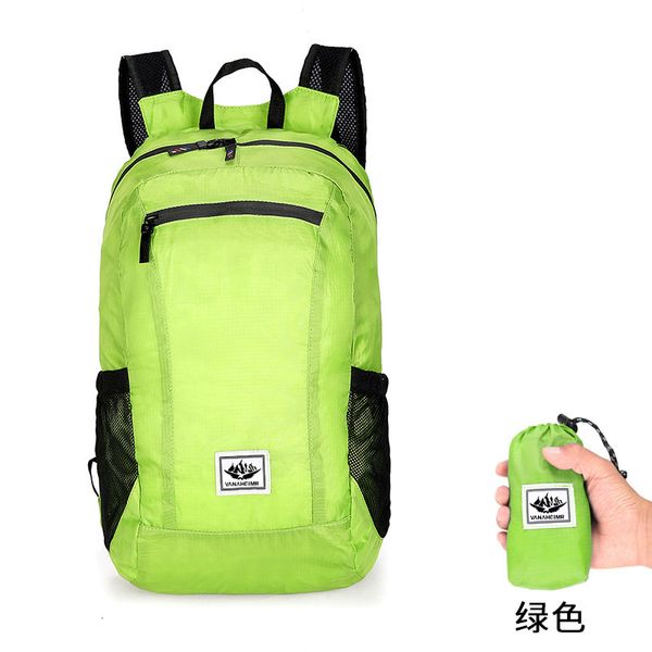 Mochilas escolares 20L mochila leve ultraleve embalável dobrável mochilas ao ar livre viagens caminhadas crianças homens mulheres pequeno mini saco impermeável 230817