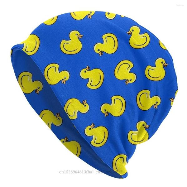 Berets Gummi Ducky Bonnet Homme Fashion Duck Bad Spielzeug gelbe niedliche Schädel