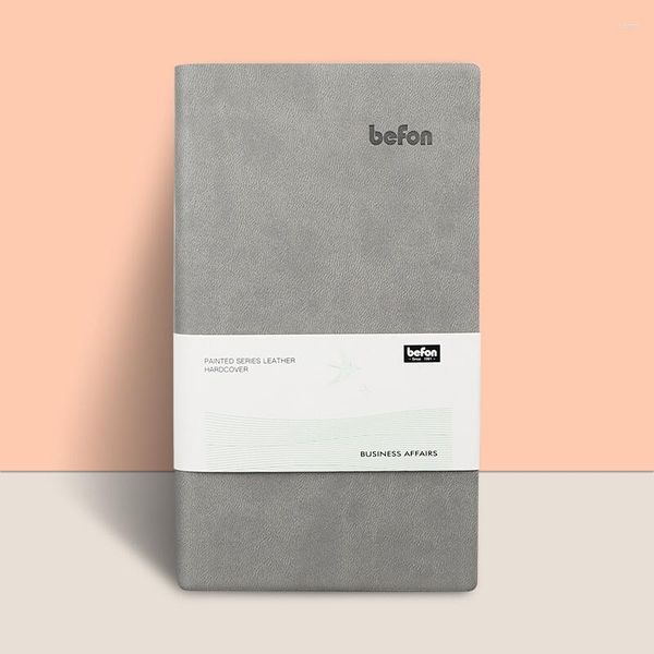 Notebook de couro BEFON A6 TAMANHO PARA PLANEIRO DIÁRIO DA AGENDA DA AGENDA DE ESCOLA DE ESCOLA DE ESCOLA OBRIMENTOS NOTEPAD