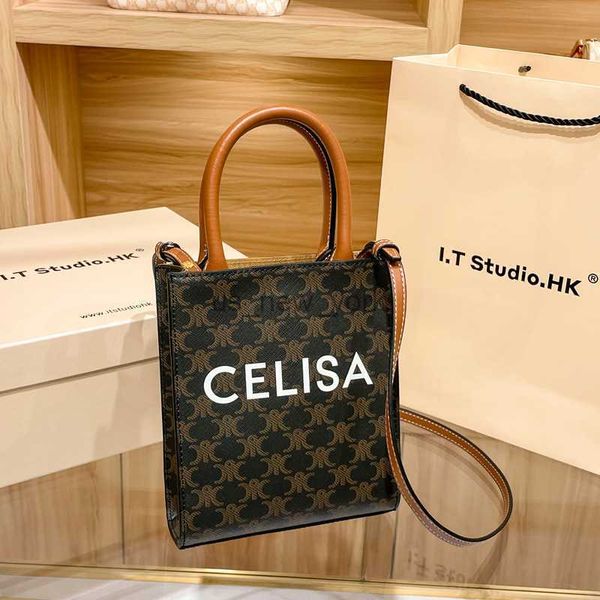 Totes 2023 Celn Luxury Brand Handbag feminina Designer sênior Nicho vertical Qin Pontuação Crossbody Bag Dinner Banking HKD230818