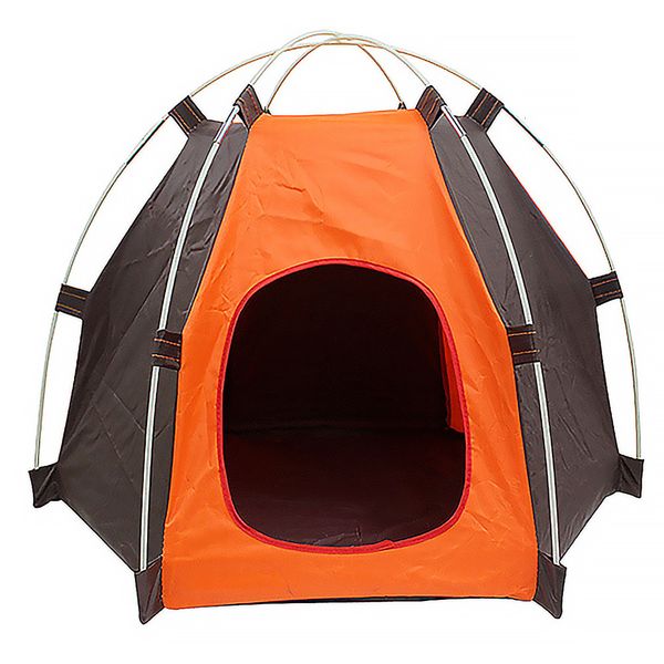 Andere Katzenversorgungen Zelthund Haustier Tipe Outdoor -Bett Strandschutz Spiel tragbare Baldachinzelte außerhalb von Hunden Haus falten Sun Shade Cot Kennels 230817