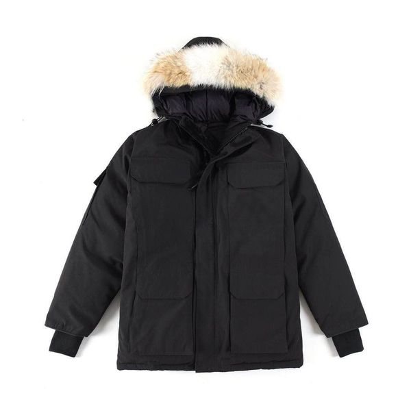 Pufferjacke Männer Designerjacke Down Jacke Mann Down Coat Parkas Schichten Puffermantel Wintermantel mit Kapuze -Outpops Asian Mode Mew Style für Paar Y2