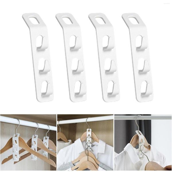 Hangers 4pcs Multifunktionaler Kleidung Hanger Hooks Haushalt Nicht-Schlupf-Lagerregal für Balkon Reise El