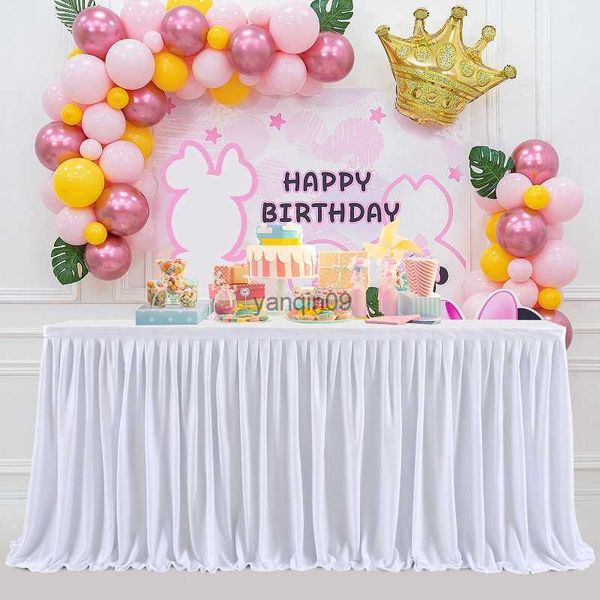 Solid Color round party tablecloths for Birthday Parties, Weddings, and Banquets - Available in 4FT to 14FT Sizes - HKD230818