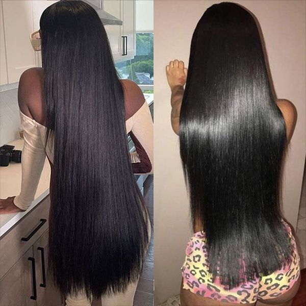 30 Zoll Straight Human Hair Bündel 12A peruanische Haarwebebündel Remy Haarextensionen für schwarze Frauen Gewebe Cheveux Humain