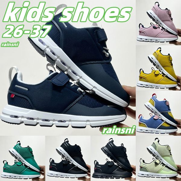 auf Cloud Kids Schuhe Grüne Rosa-Laufschuhe gelbe schwarz weiß blau Jugend Kinder Kleinkinder 26-37 W4JL#