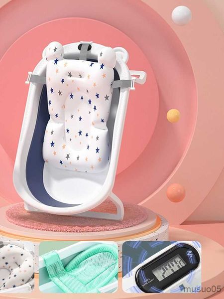 Badewannensitze Sitze Neues Design Klappende Babybad Badewanne Großkapazität Plastik Kinder Wannen Wasserausstellung für Neugeborene Babys Bad R230818