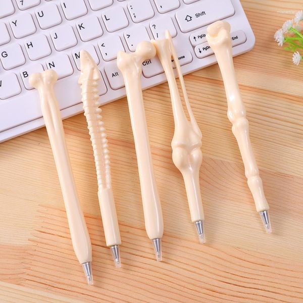 5pcs/set Creative Ballpoint Pen Human Bones Lustige Schulbüro -Lieferungen Neuheiten Geschenkbelohnung Süßes Kawaii Briefpapier