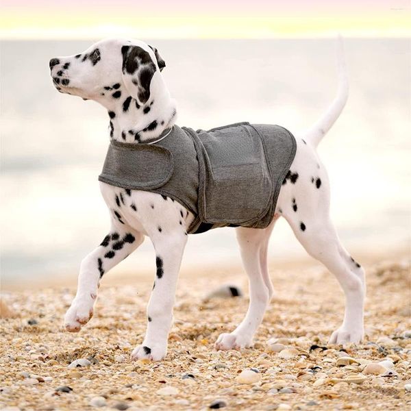 Camisa de amêijoa de vestuário de cachorro jaqueta de ansiedade clássica