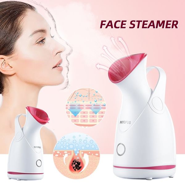 Face a vapor Nano Nano Compressa a vapor Aquecimento Pulverizador de aquecimento Skin Hidratante Umidificador Poro Defuso Limpeza Hidratação de Água Defina Nebulizador 230817