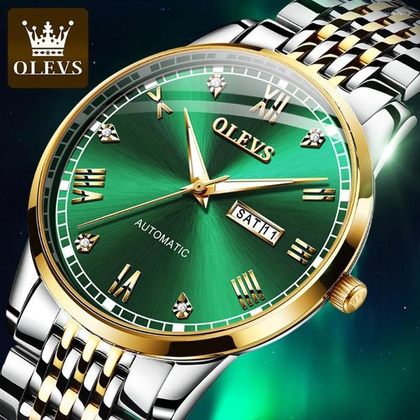Armbanduhr Fashion Gift Clock Top Marke Original Luxus Männer Automatische mechanische Armbanduhr 30m wasserdichte Sporttauchschuhen Herren Uhren