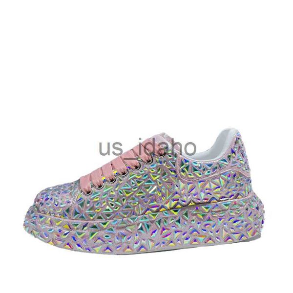 Scarpe vestiti kaii scarpe rosa nuovo rock casual designer simpatico sneaker rainbow sneakers star scilply chic point piattaforma anime j230818