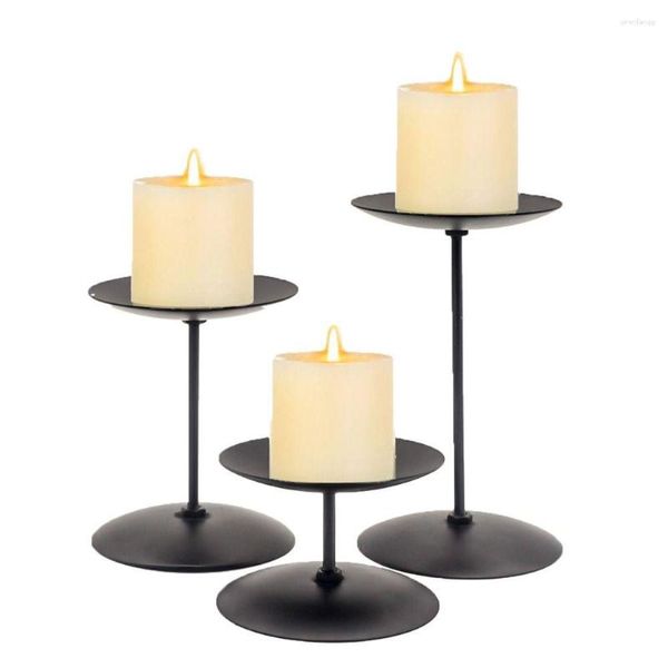 Kerzenhalter einzigartige Design High Foot Table Ornamente Home Dekoration Basiszubehör Halter Metall Arts