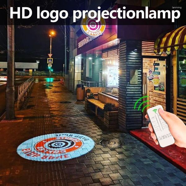 Logotipo de lâmpada de parede Light Light Outdoor de alta definição Use Dispália de Gobo LED para publicidade