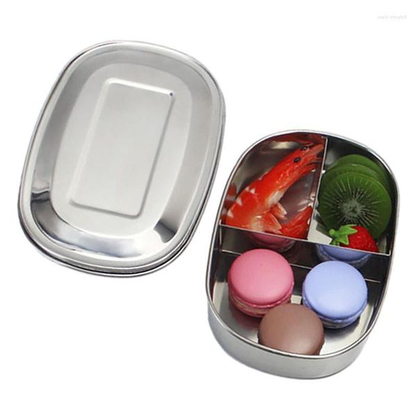 Speicherflaschen Edelstahl Lunchbox 600 ml Hochdienst im Freien Picknick-Lecksicht wiederverwendbares, Multifunktional kleiner Snackbehälter