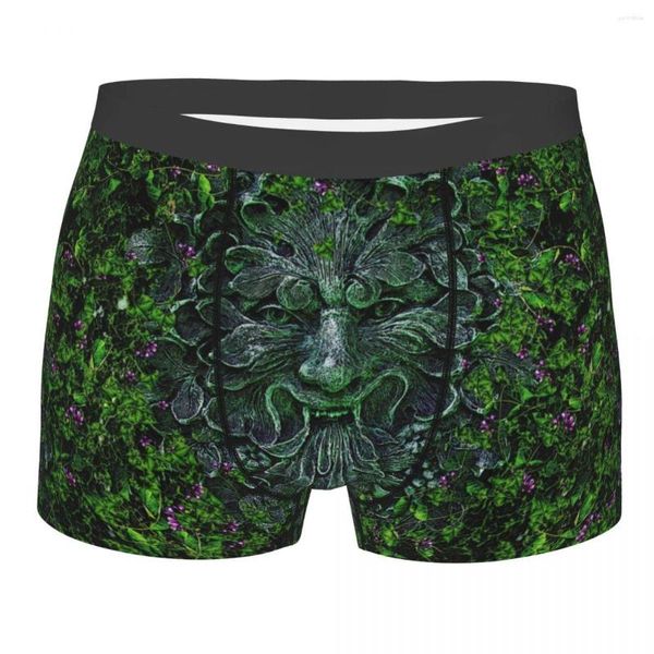 Underpants The Green Man Cryptid Herren Unterwäsche Boxer-Briefs Shorts Slip Novty Soft für männliche S-XXL