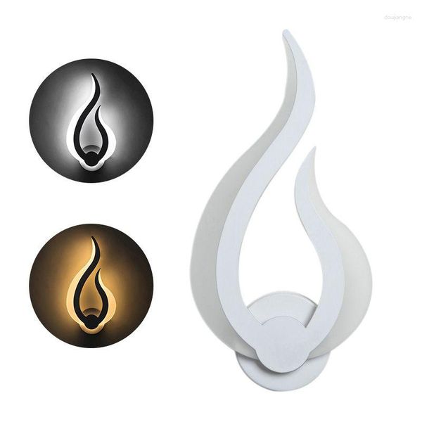 Lampada da parete Luce LED LIGHT MODERNA ACHRILIC SCONCE 10W AC90-260V Fiamma Fiamma da bagno interno